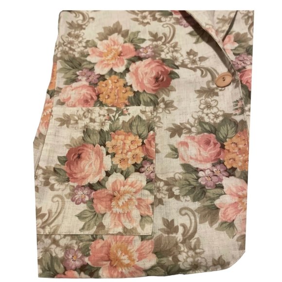 Toni Garment For CC Magic All Over Floral Print Blazer S/M - Picture 2 of 5